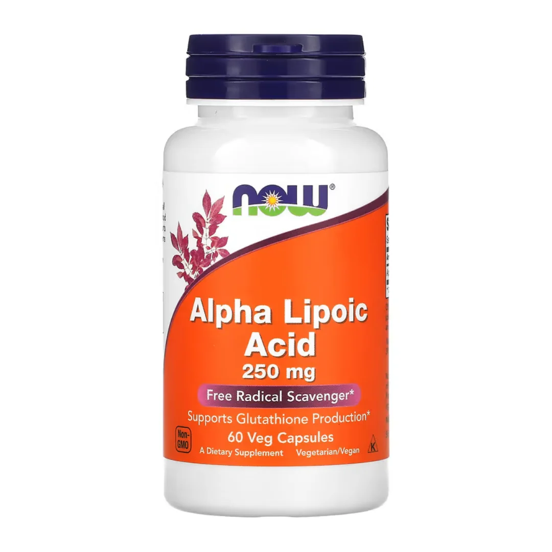 Acid Alfa Lipoic 250 Mg, 60 Capsule, Now Foods