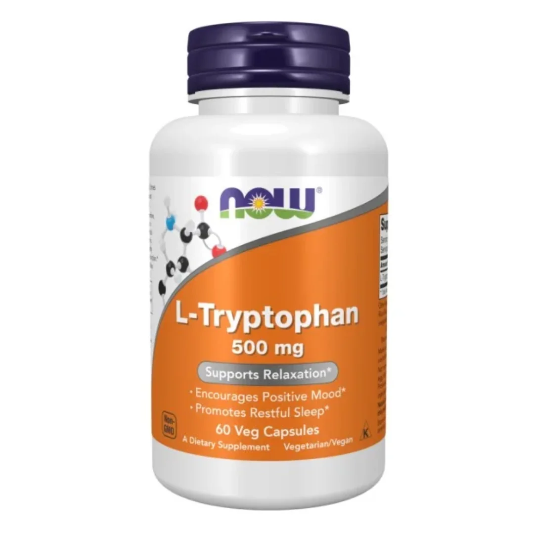 L-Tryptophan 500mg, 60 Capsule, Now Foods