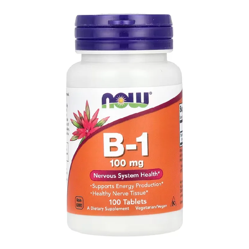 Vitamina B-1 100 Mg 100 Tablete Now Foods