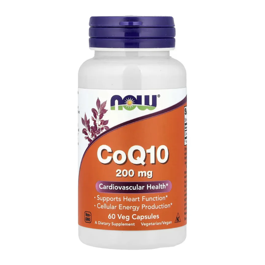 Coenzima Q10 200mg, 60 Capsule, Now Foods