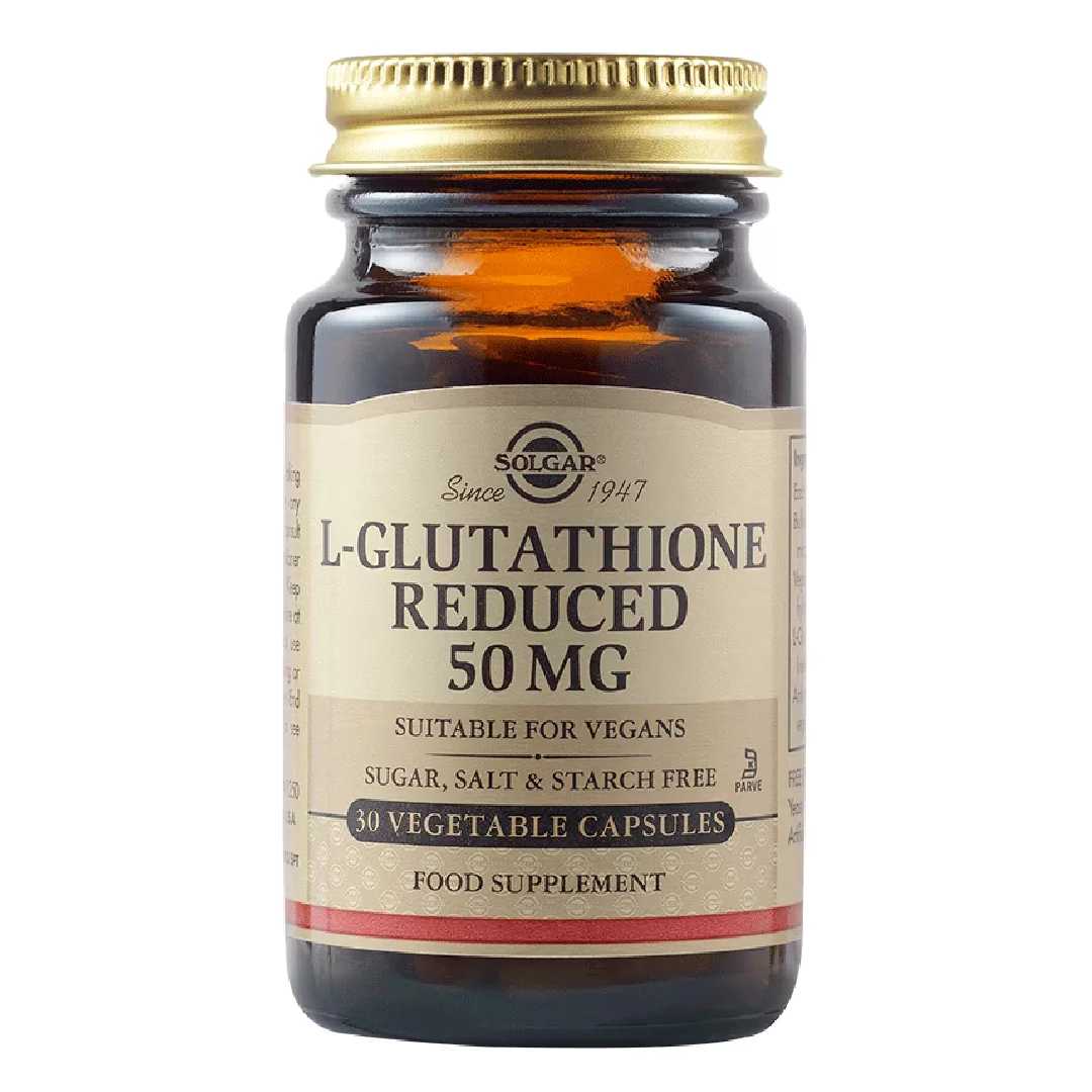 L-Glutation Redus 50 Mg, 30 Capsule, Solgar