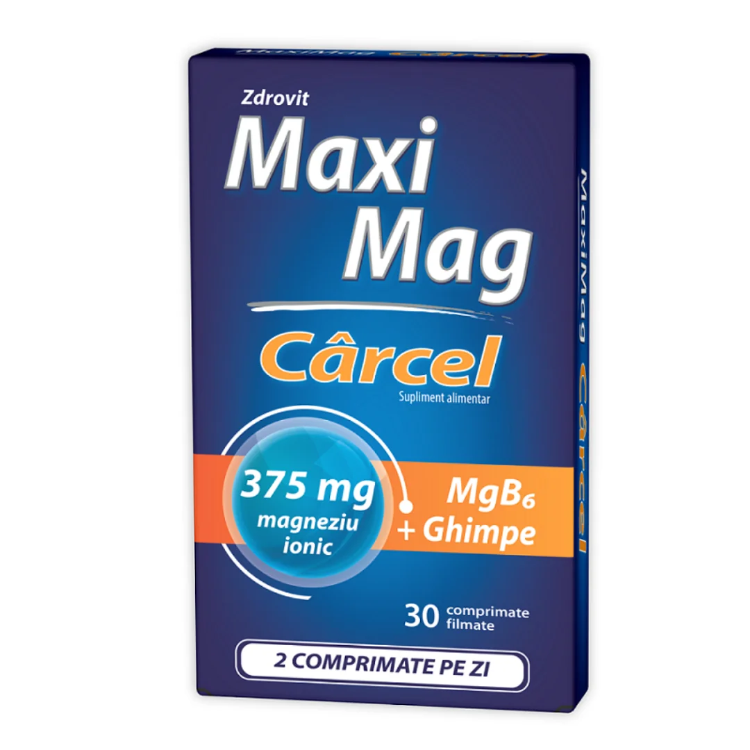 Maximag Carcel, 30 Comprimate, Zdrovit