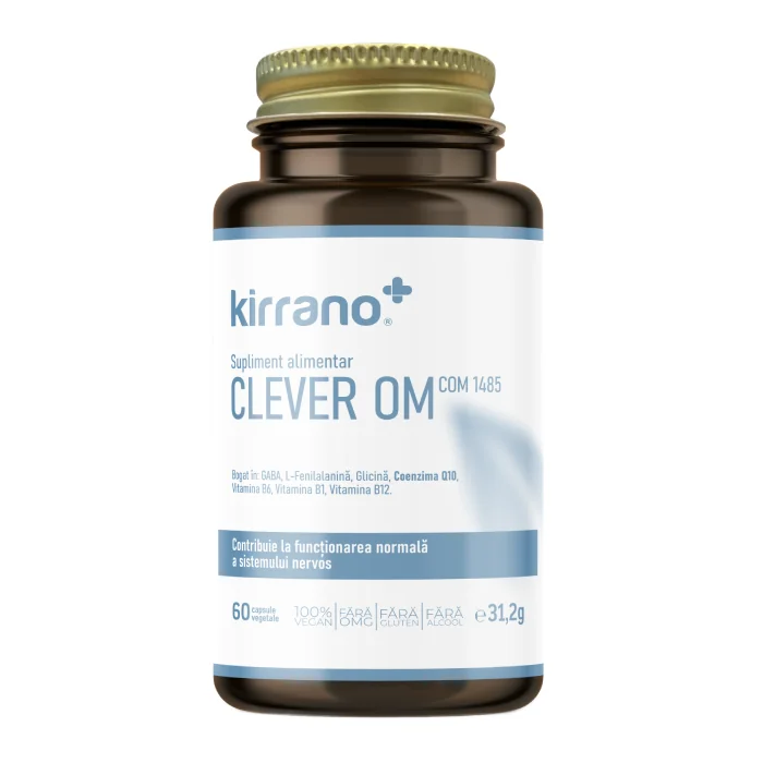 Vitamine Clever Om Com1485, 60 Capsule, Kirrano