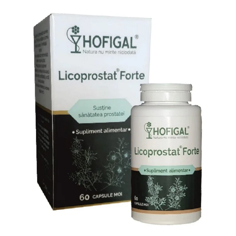 Licoprostat Forte, 60 Capsule Moi, Hofigal