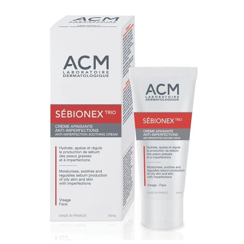 ACM Sebionex Trio Crema Calmanta Anti-Imperfectiuni, 40 Ml