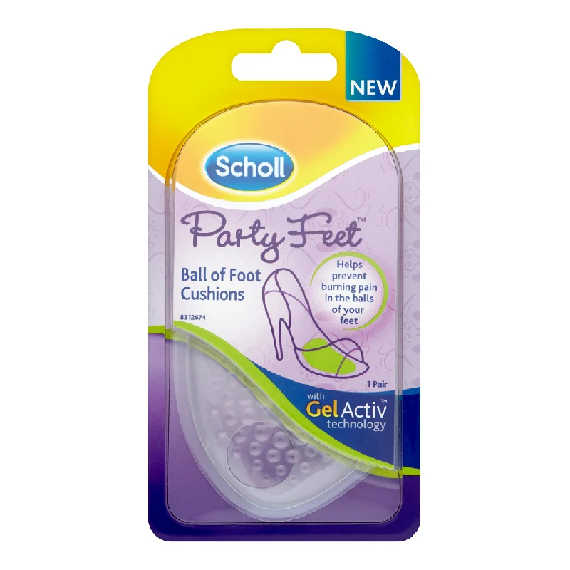 Branturi Tip Pernite Din Gel Pentru Talpi Party Feet, 1 Pereche, Scholl