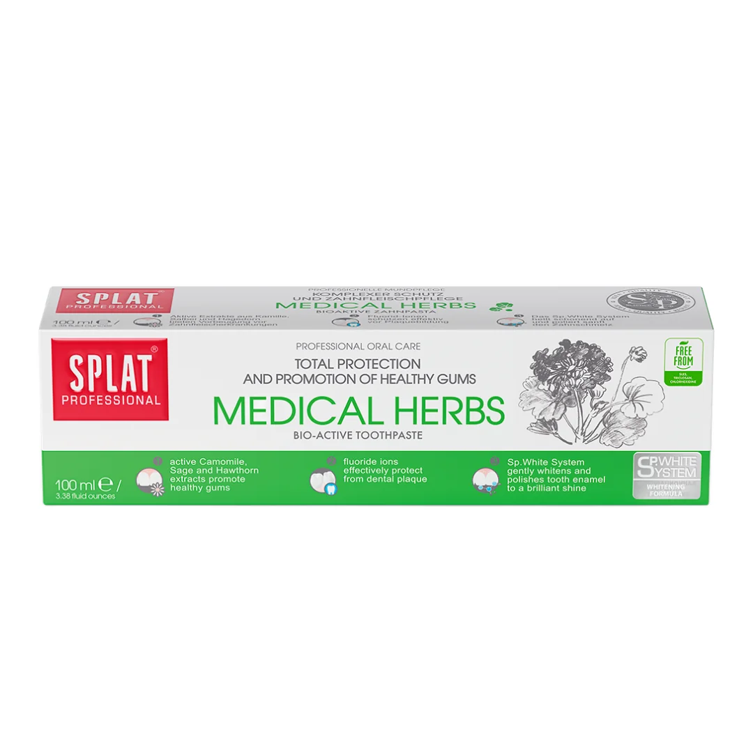 Pasta De Dinti Medical Herbs, 100 Ml, Splat