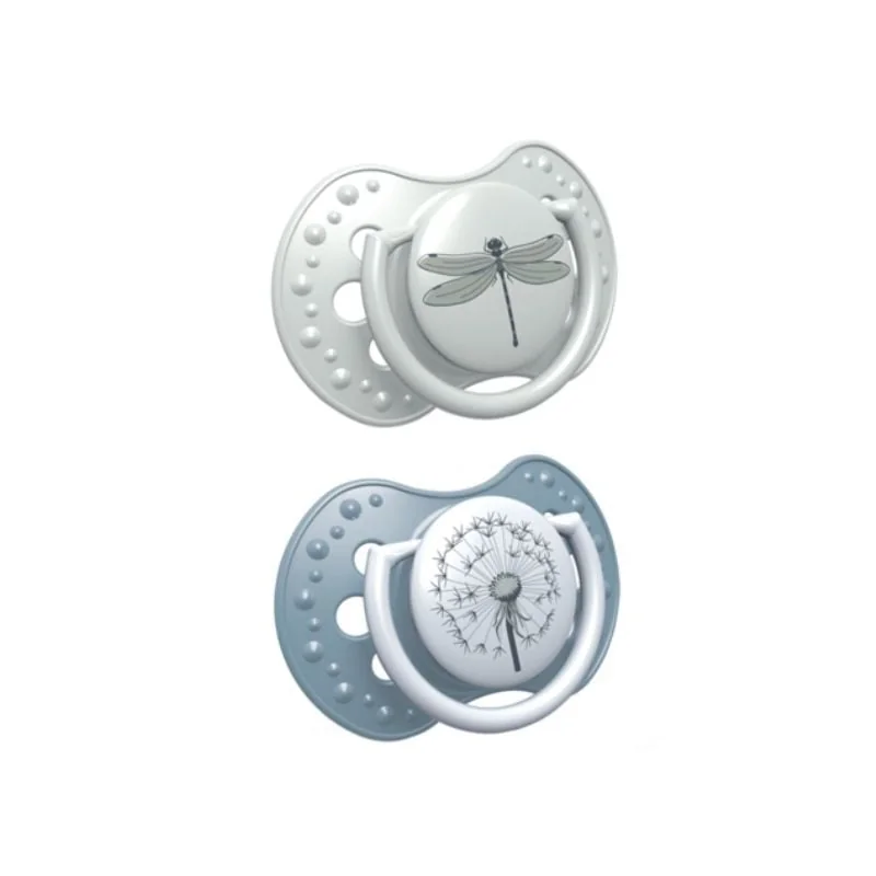 LOVI Suzeta Silicone Dynamic Botanic Baiat 22/875, 18luni+, 2 Bucati