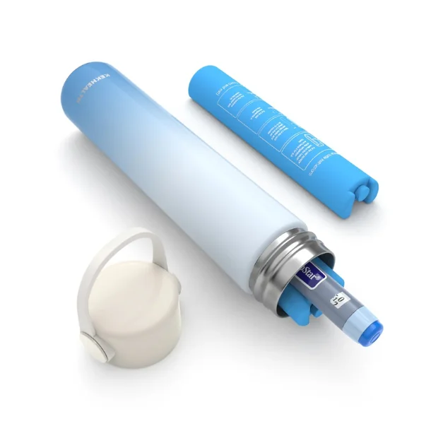 Termos Portabil Pentru Insulina, Capacitate 1 Stilou, Kekhealth Holiday, Azure Blue