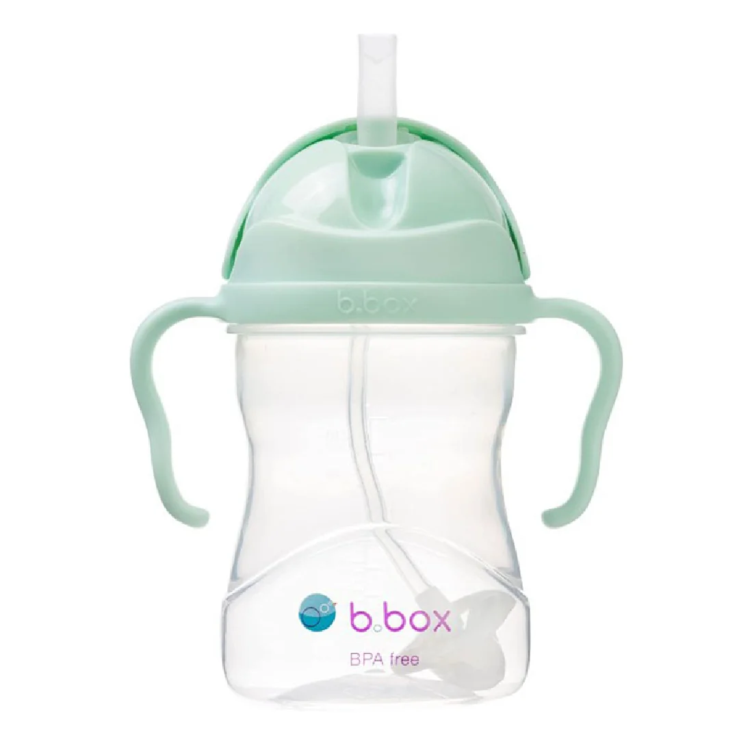 Cană Cu Pai, 6 Luni+, Verde Fistic, 240 Ml, B.Box