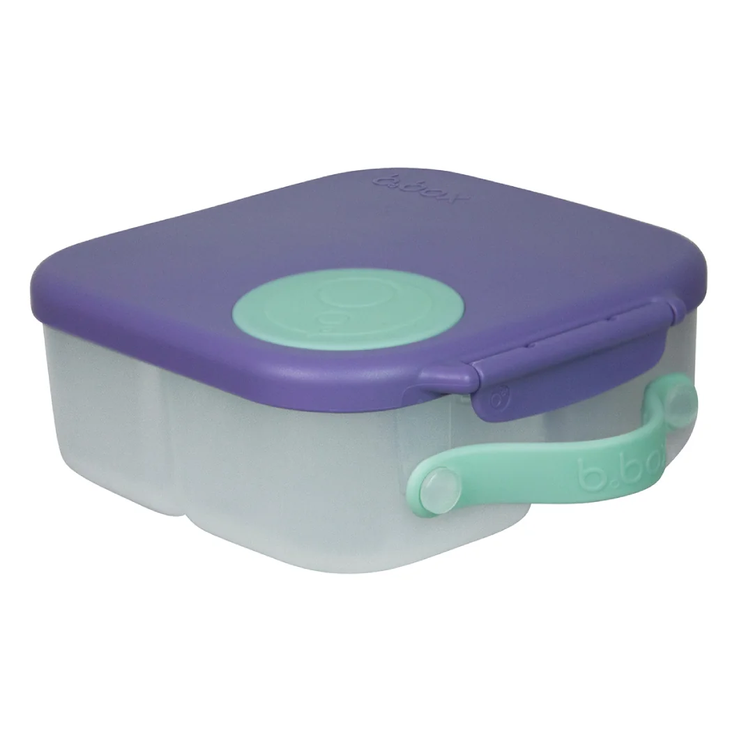 Caserola Compartimentata Mini LunchBox, 3 Ani+, Mov/Verde, B.Box