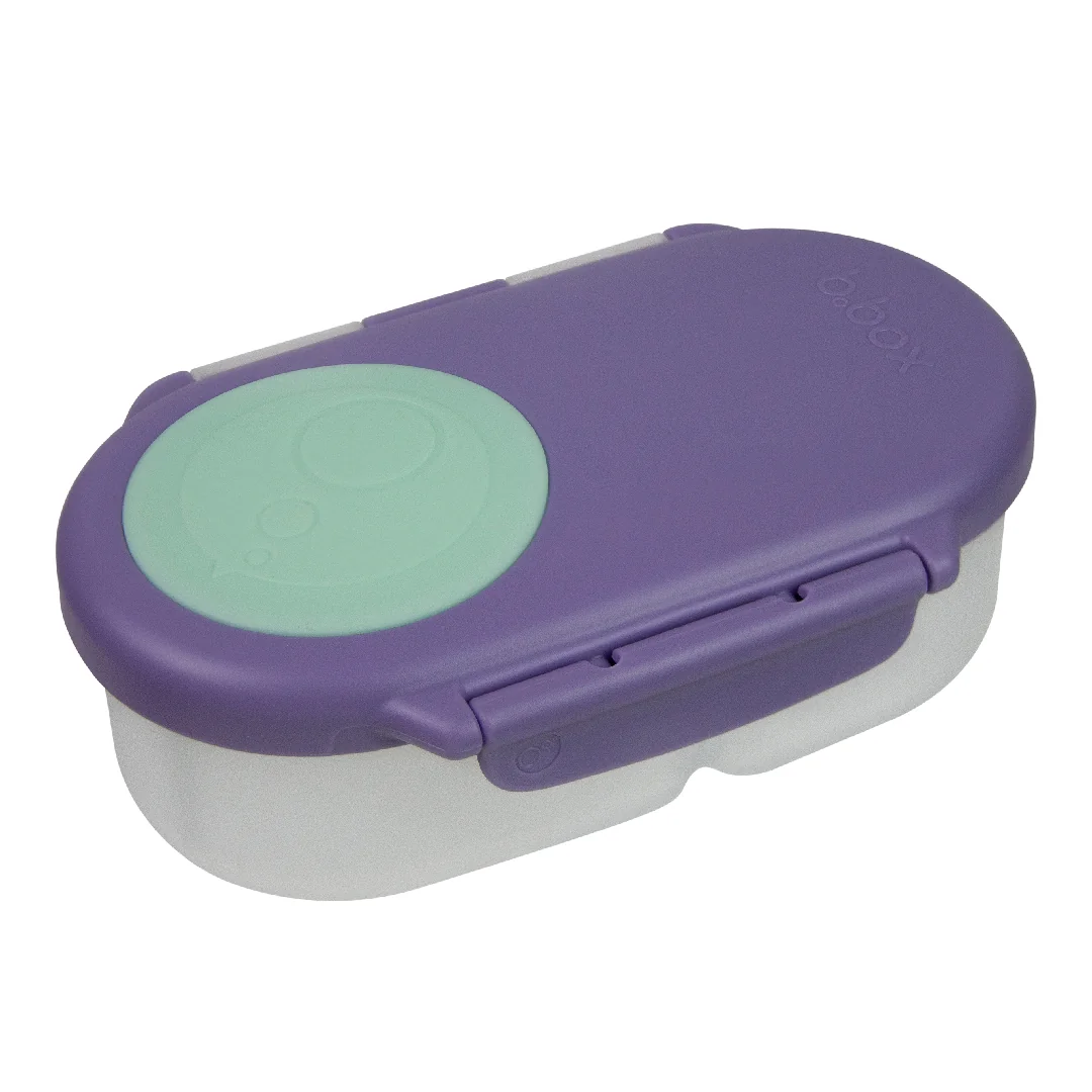 Caserolă Compartimentată Snackbox, +3 Ani, Mov/Verde, B.Box