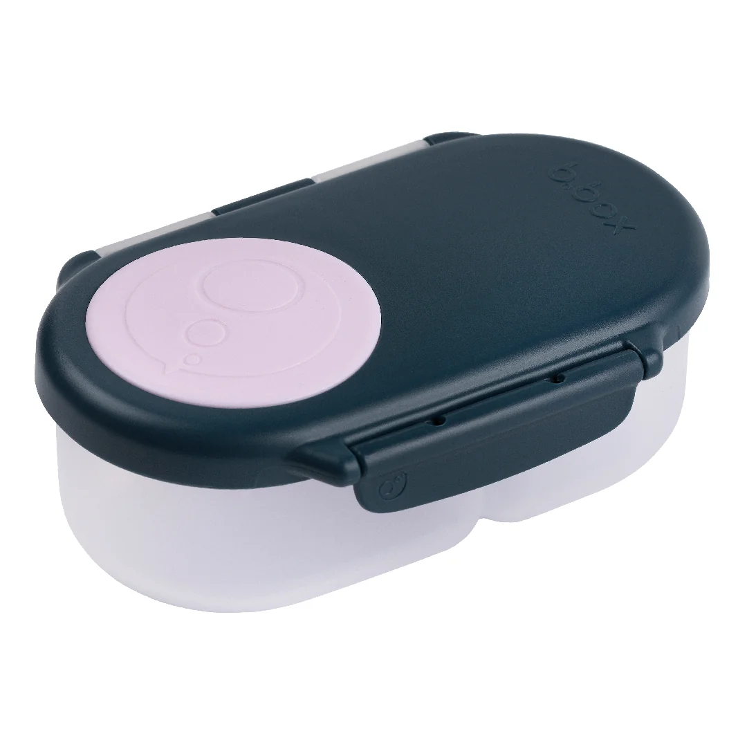 Caserola Compartimentata Snackbox, +3 Ani, Indigo/Roz, B.Box