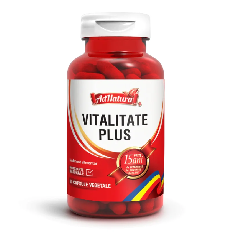 Vitalitate Plus 60 Capsule AdNatura