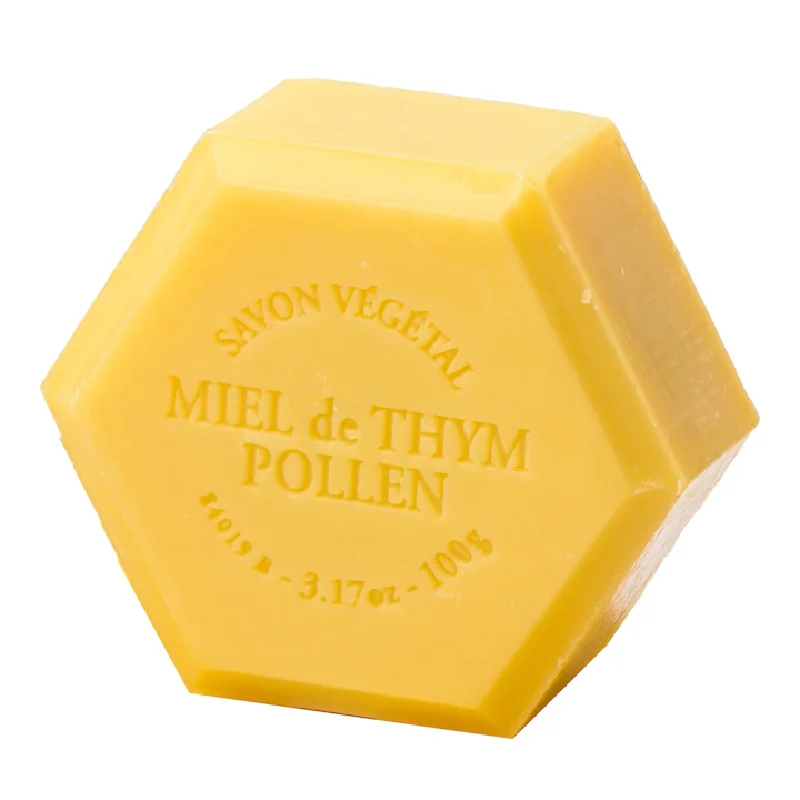 Sapun Hexagonal Cu Miere Si Polen, 100 G, APIDAVA