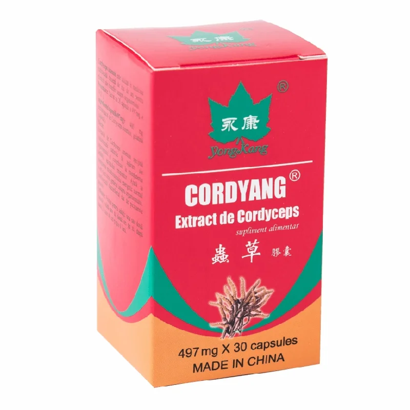 Cordyang, 497 Mg Extract De Cordiceps, 30 Capsule, YongKang