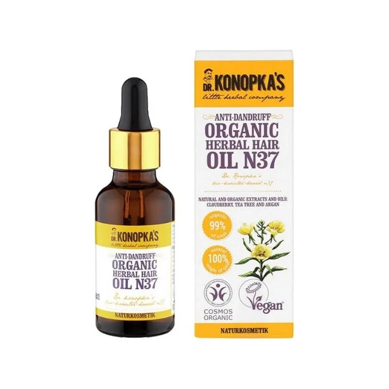 Ulei Organic Anti-Mătreață Pentru Par Nr. 37, 30 Ml, Dr. Konopkas