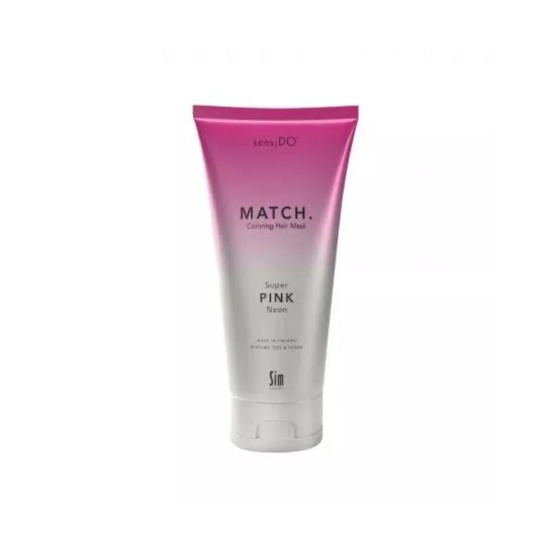 Masca Coloranta Tratament Cu Keraguard Super Pink Neon, 200 Ml, SensiDo Match