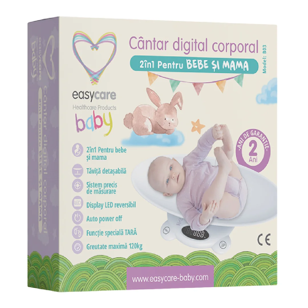 Cantar Digital Corporal 2 In 1, EasyCare Baby