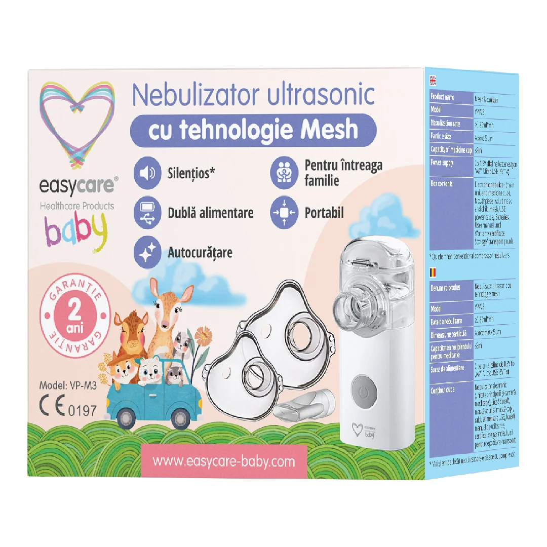 Nebulizator Ultrasonic Cu Tehnologie Mesh VP-M3, Easycare Baby