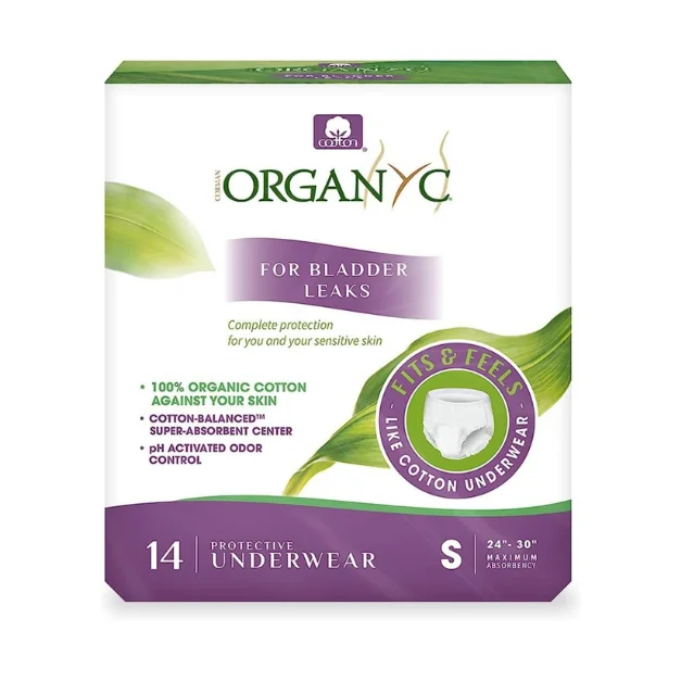 Lenjerie Intima De Protectie Pentru Incontinenta Urinara, 14 Bucati, Marimea S, Organyc