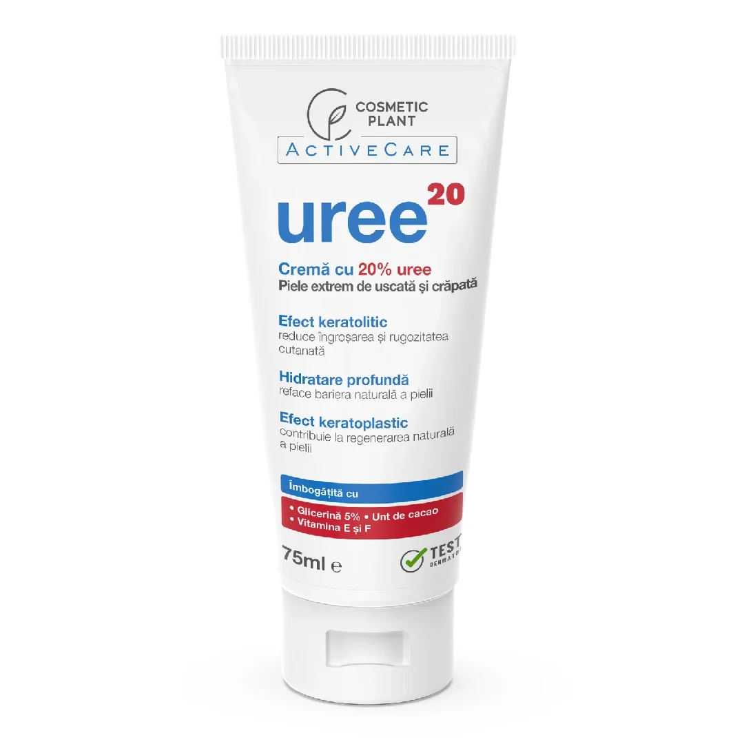 Crema Cu 20% Uree Pentru Piele Extrem De Uscata Active Care, 75 Ml, CosmeticPlant