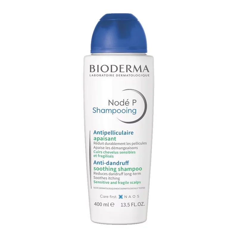 Sampon Calmant Anti-Mătreață Pentru Scalpul Sensibil Node P, 400 Ml, Bioderma