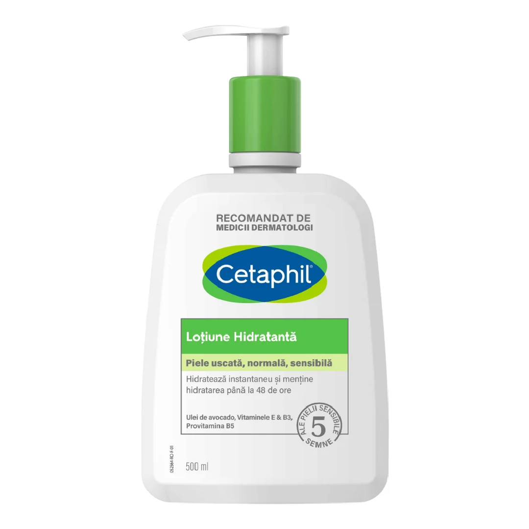 Lotiune Hidratanta Pentru Fata Si Corp, 500 Ml, Cetaphil