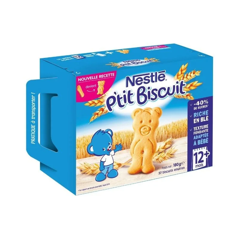 Biscuiti Pentru Copii P'Tit Biscuit, 180g, Nestle