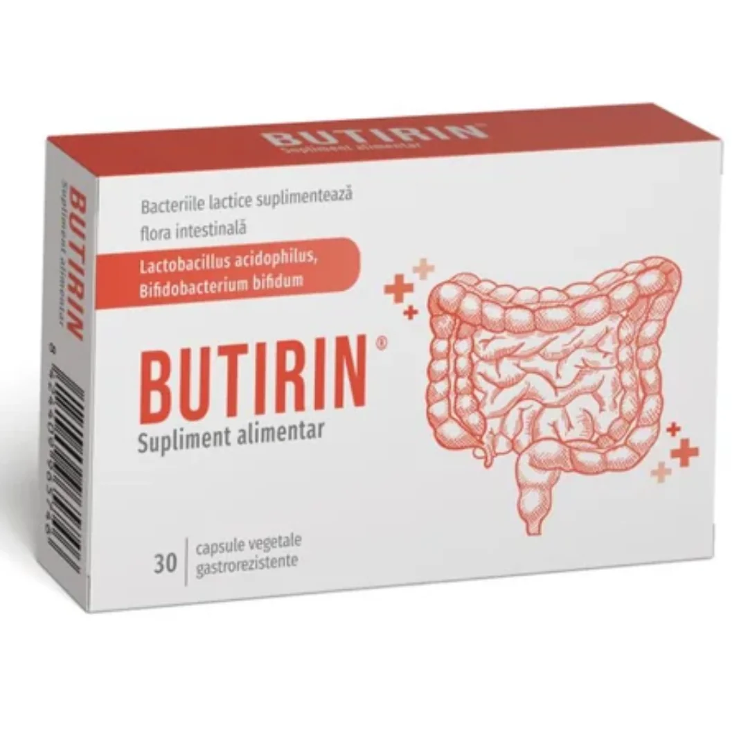 Butirin, 30 Capsule Vegetale, Naturpharma