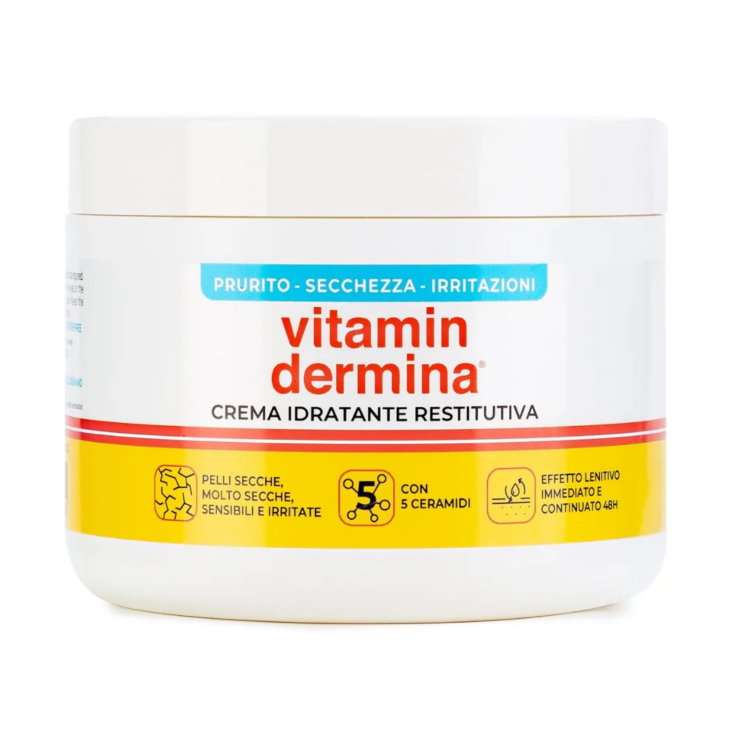 Crema Hidratanta Reparatoare, 500 Ml, Vitamin Dermina