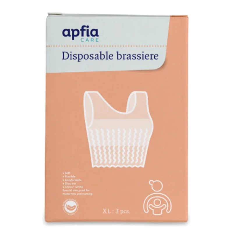 Sutien De Unica Folosinta Tip Bustiera, Marimea XL, 3 Bucati, Apfia Care