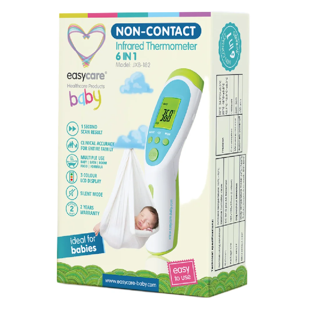 Termometru Noncontact Multifunctional 6in1, Albastru, Easycare