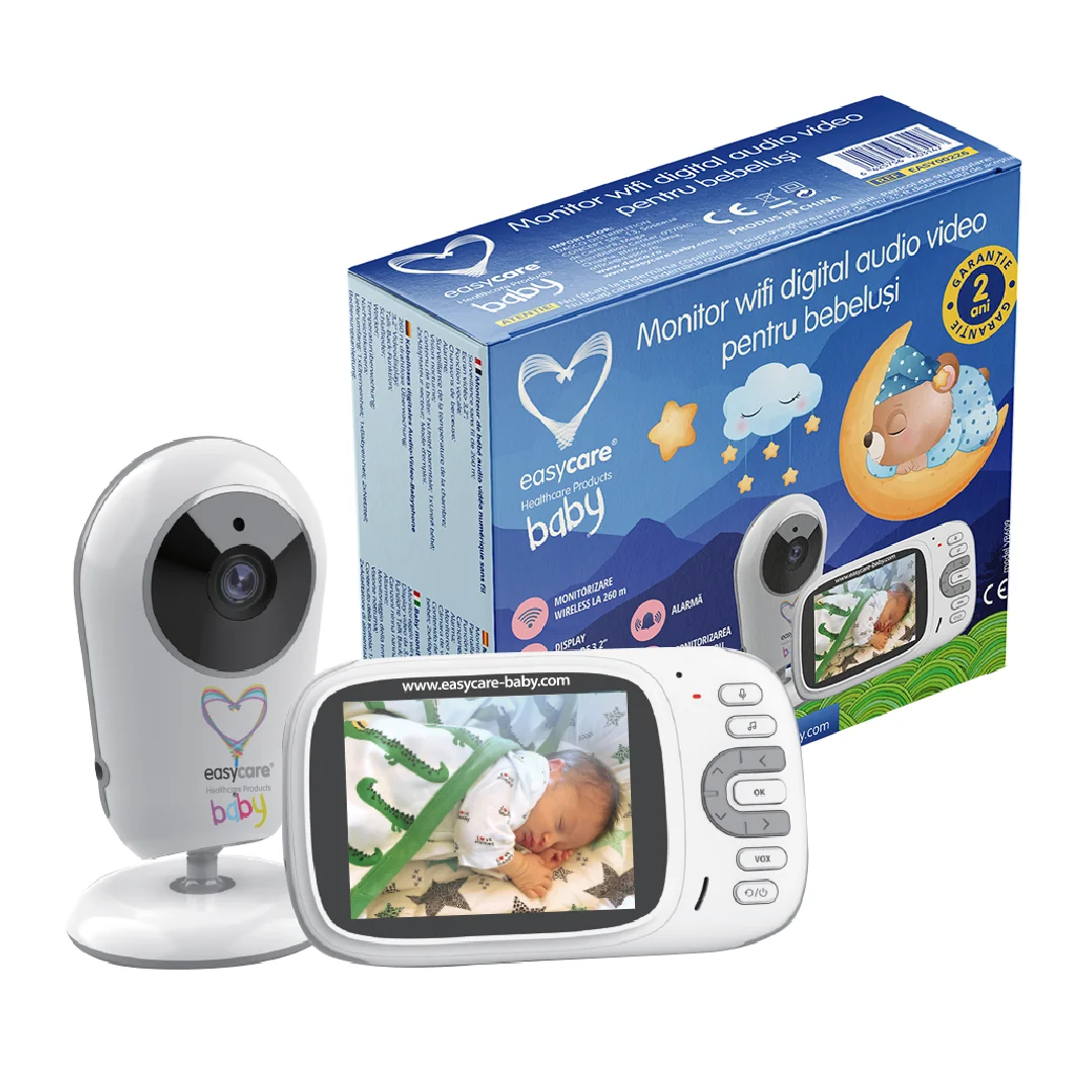 Monitor Wifi Digital Audio Și Video Pentru Bebelusi, VB609, Easycare Baby