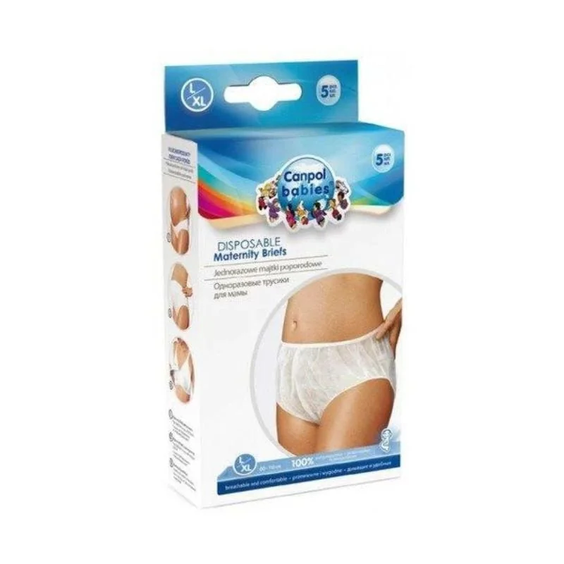 Canpol Babies Chiloti Postnatal Unica Folosinta, Marimea M, 5 Bucati