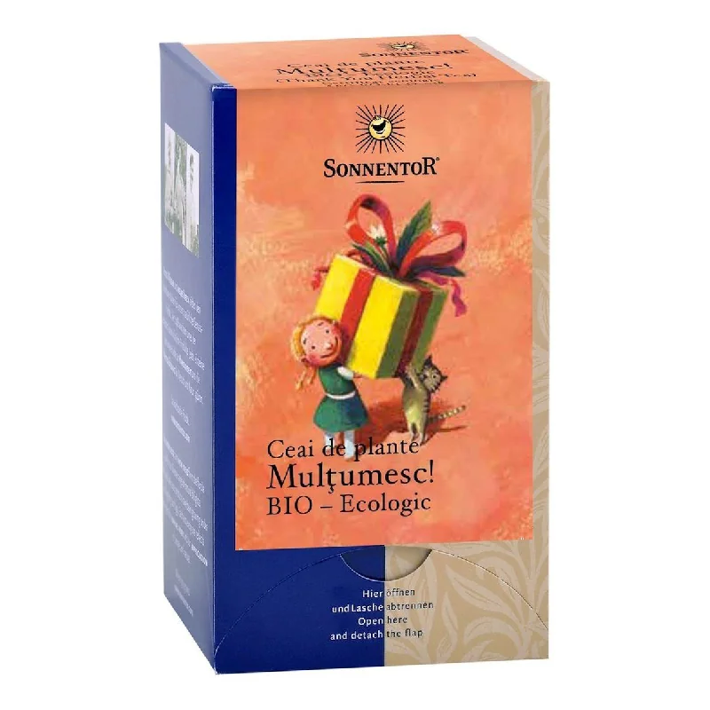 Ceai Bio Multumesc!, 18 Plicuri, Sonnentor
