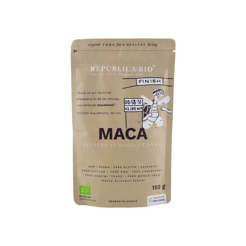 Republica Bio Maca, Pulbere Ecologică Pură, 150g