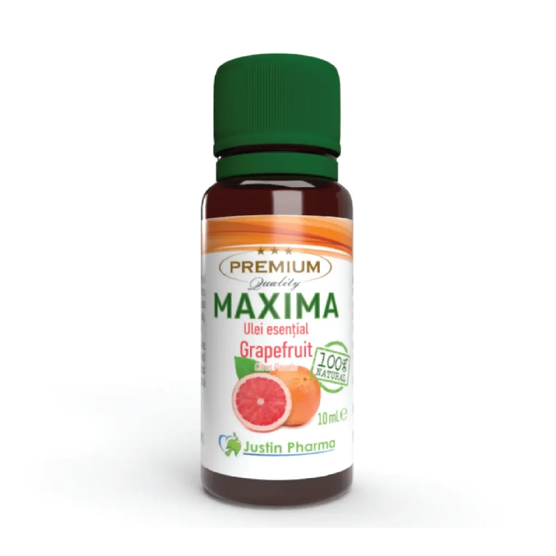 Ulei Esential De Grapefruit Maxima, Uz Extern, 10 Ml, Justin Pharma
