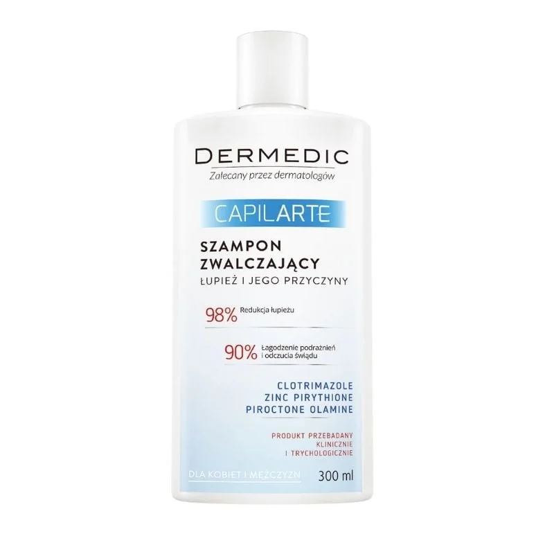 Sampon Pentru Combaterea Mătreții Capilarte, 300ml, DERMEDIC