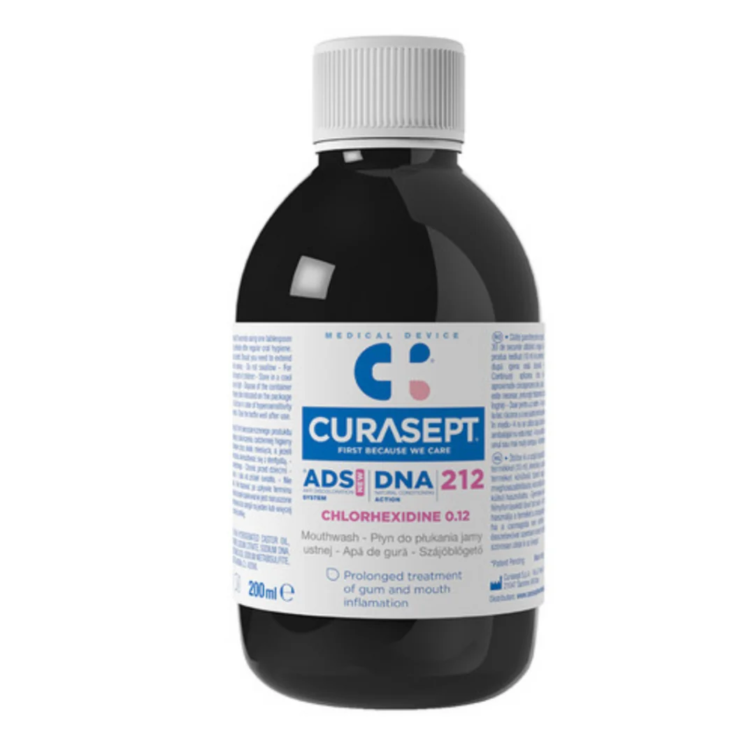 Apa De Gura Ads Dna Cu 0.12% Clorhexidina, 200 Ml, Curasept