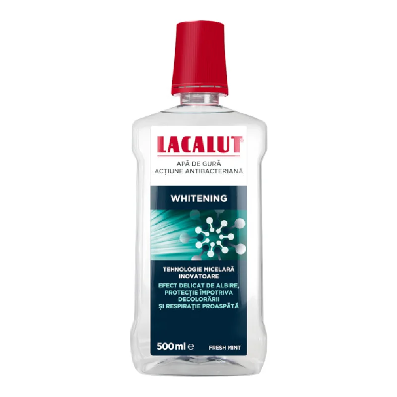 Apa De Gura Micelara Whitening, 500 Ml, Lacalut