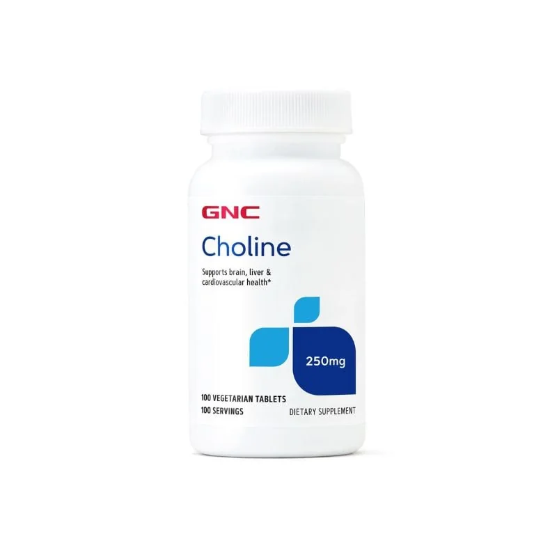 Colina 250Mg, 100 Tablete, Gnc