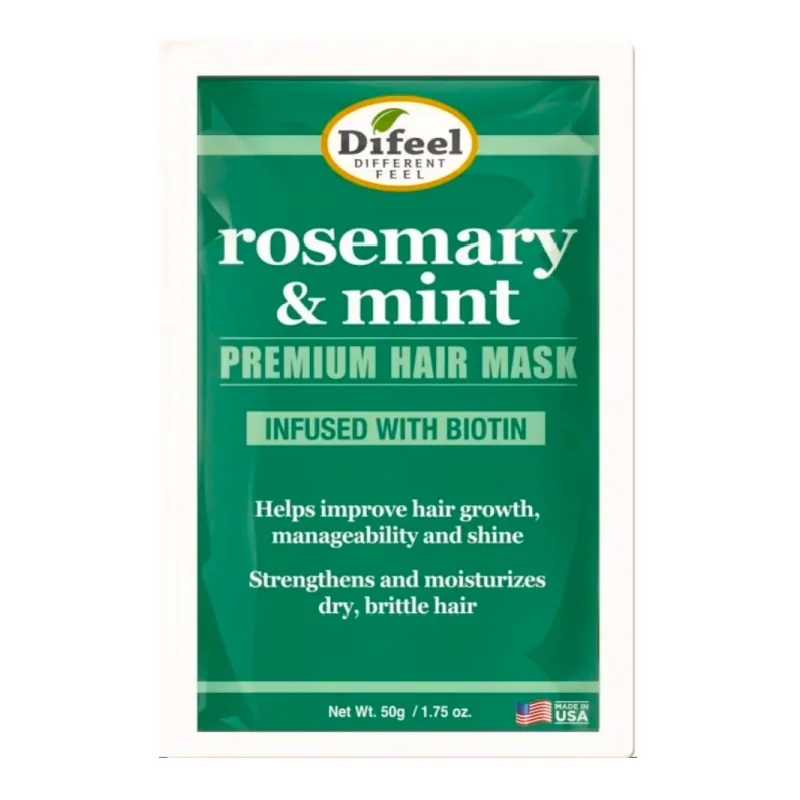 Masca Cu Efect De Întărire A Părului Rosemary And Mint, 50 G, Difeel