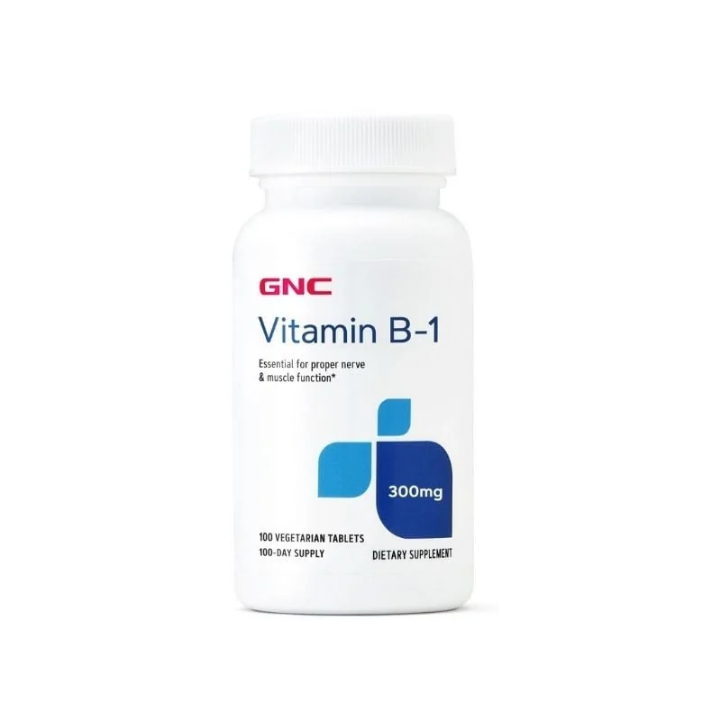 Gnc Vitamina B1 300 Mg, 100 Tablete