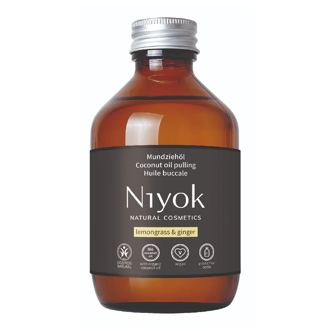 Ulei De Clătire Orală Lemongrass & Ginger, 200 Ml, Niyok