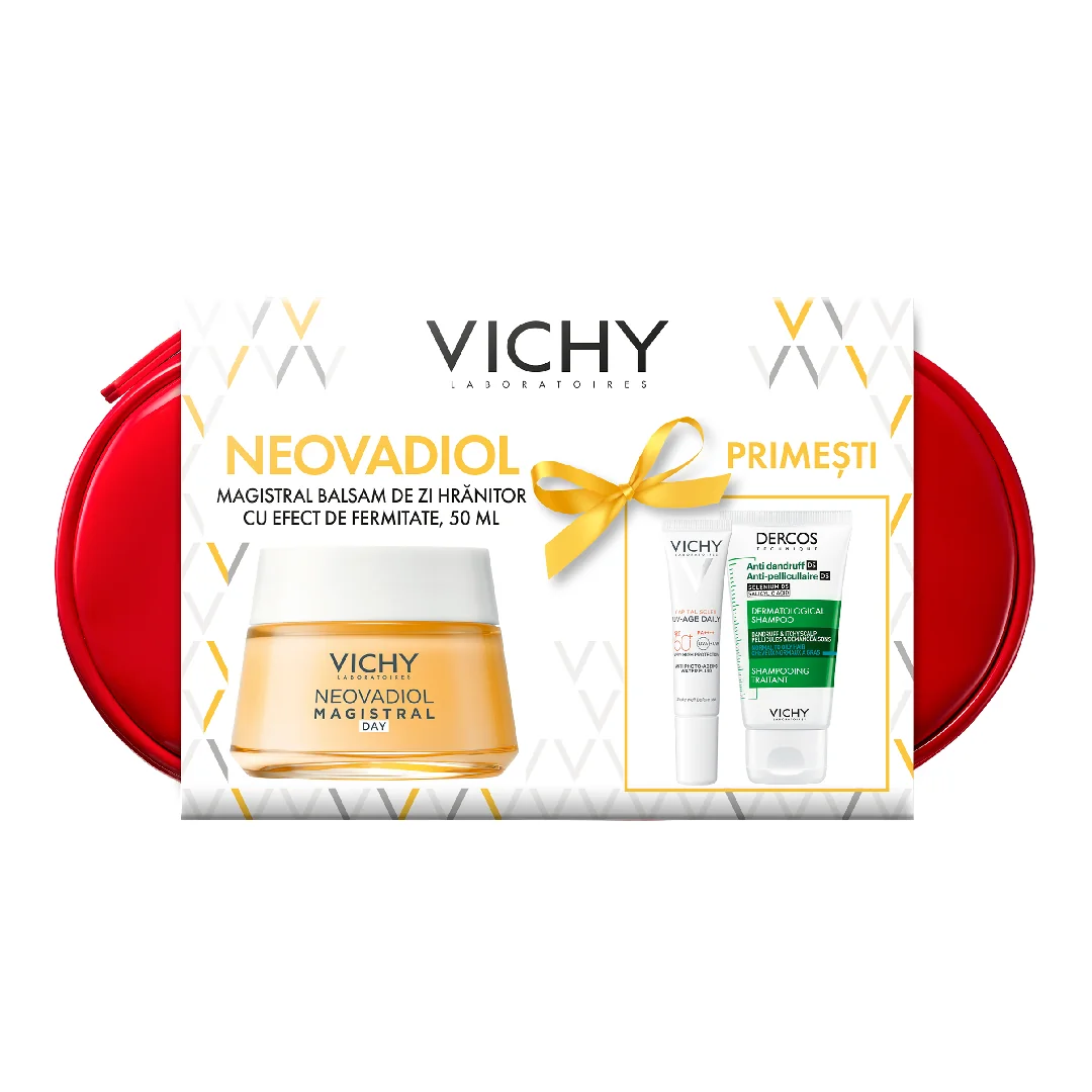 Trusa Balsam De Zi Hranitor Cu Efect De Fermitate Neovadiol Magistral, 50 Ml, Vichy