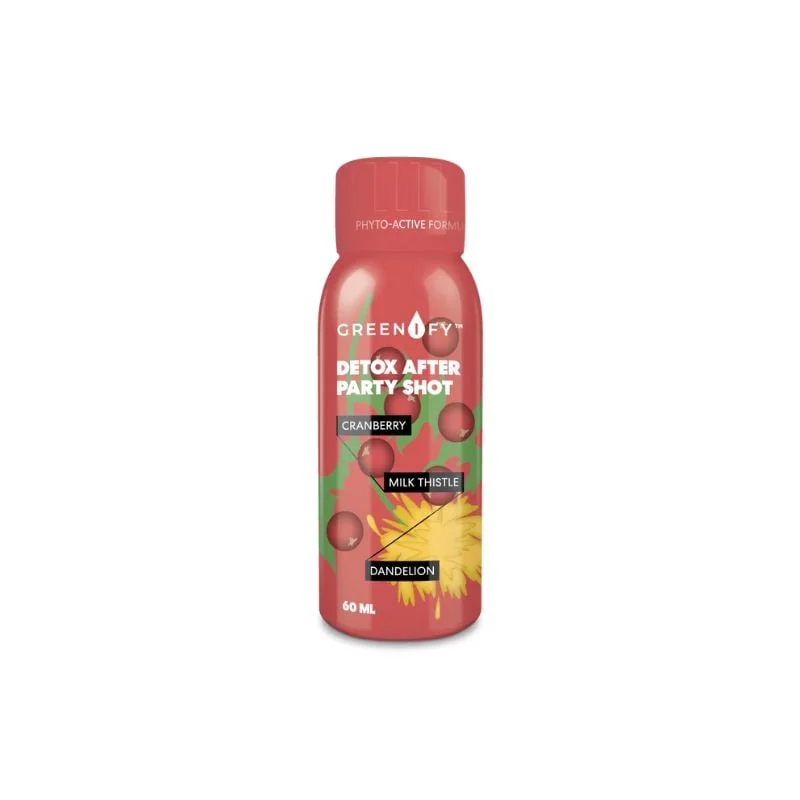 Greenify After Party Shot Pentru Detoxifiere, 60 Ml, Valentis