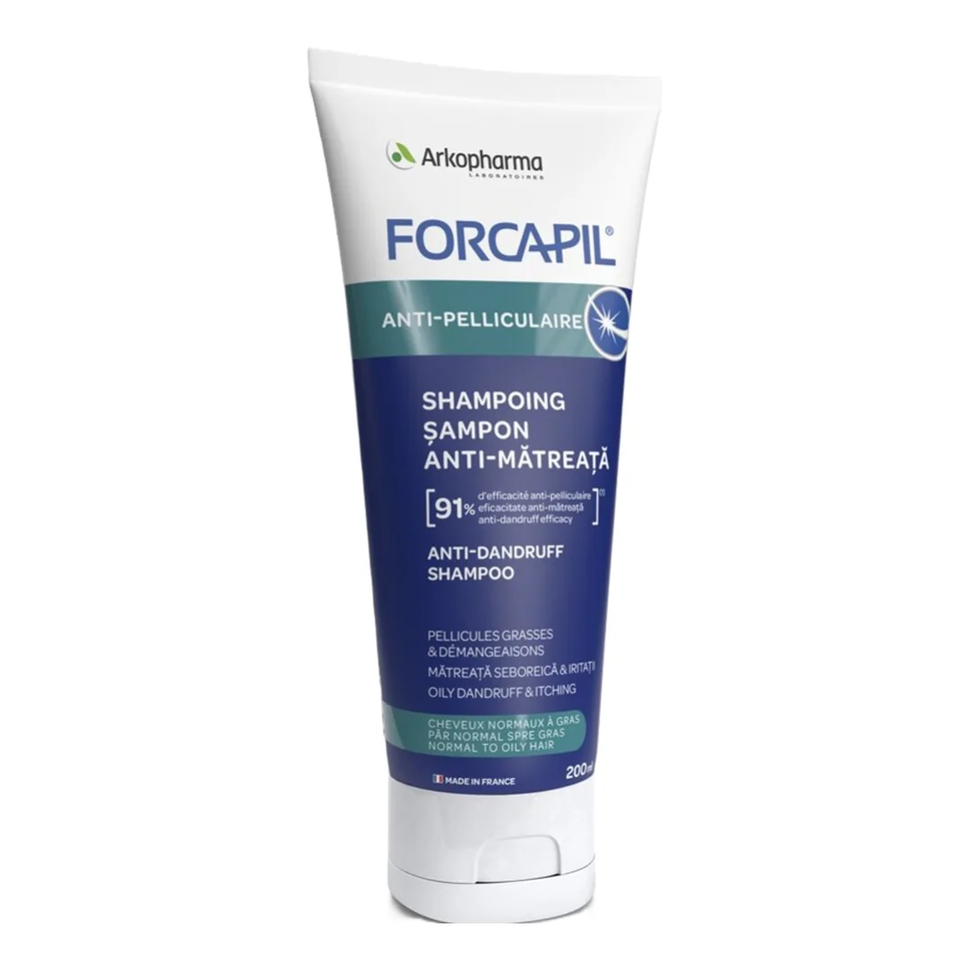 Șampon Anti-Mătreață, 200 Ml, Forcapil