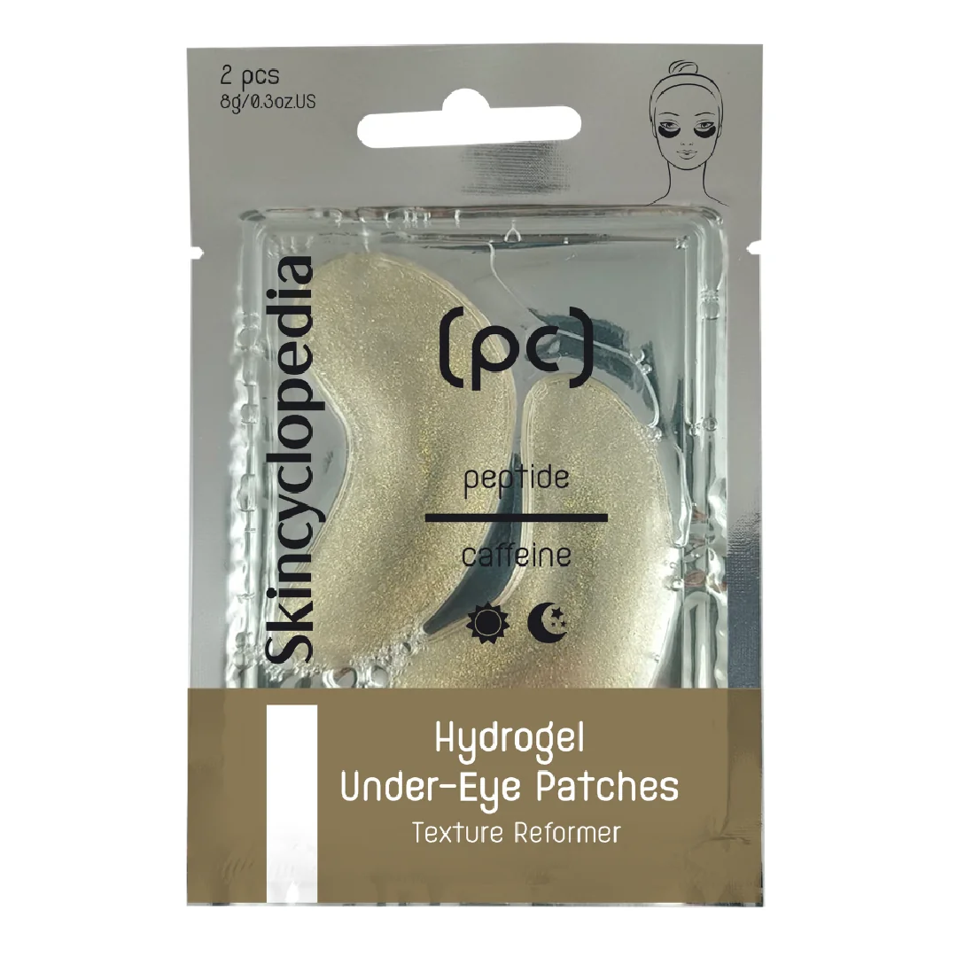 Patches Hidrogel Pentru Conturul Ochiilor Cu Peptide, 2 Bucăți, Skincyclopedia