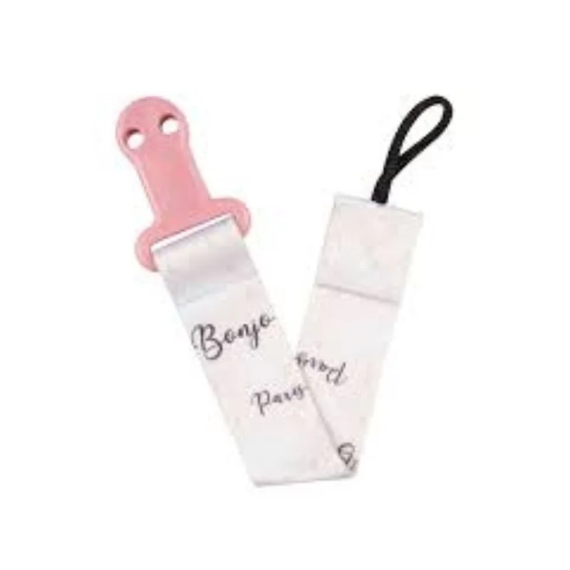 Canpol Babies Panglica De Suzeta Bonjour Paris, Roz 51/026, 1 Bucata